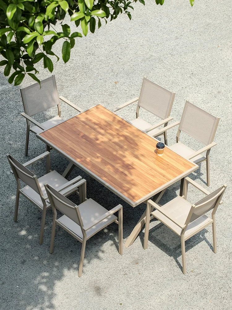 Outdoor tables and chairs, courtyard stone crystal panels, outdoor tables, balconies, terraces, leisure cafes, tables and chairs