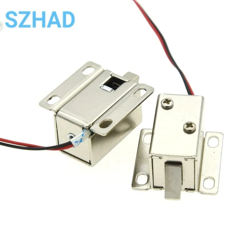 2728 Small electromagnetic lock DC12V mini electric bolt lock Release Assembly Solenoid Access Control Electric lock