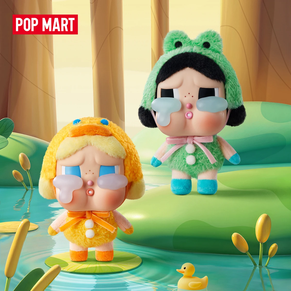 POP MART CRYBABY Crying Again Series-Vinyl Face Blind Box 1PC/6PCS Blind Box POPMART