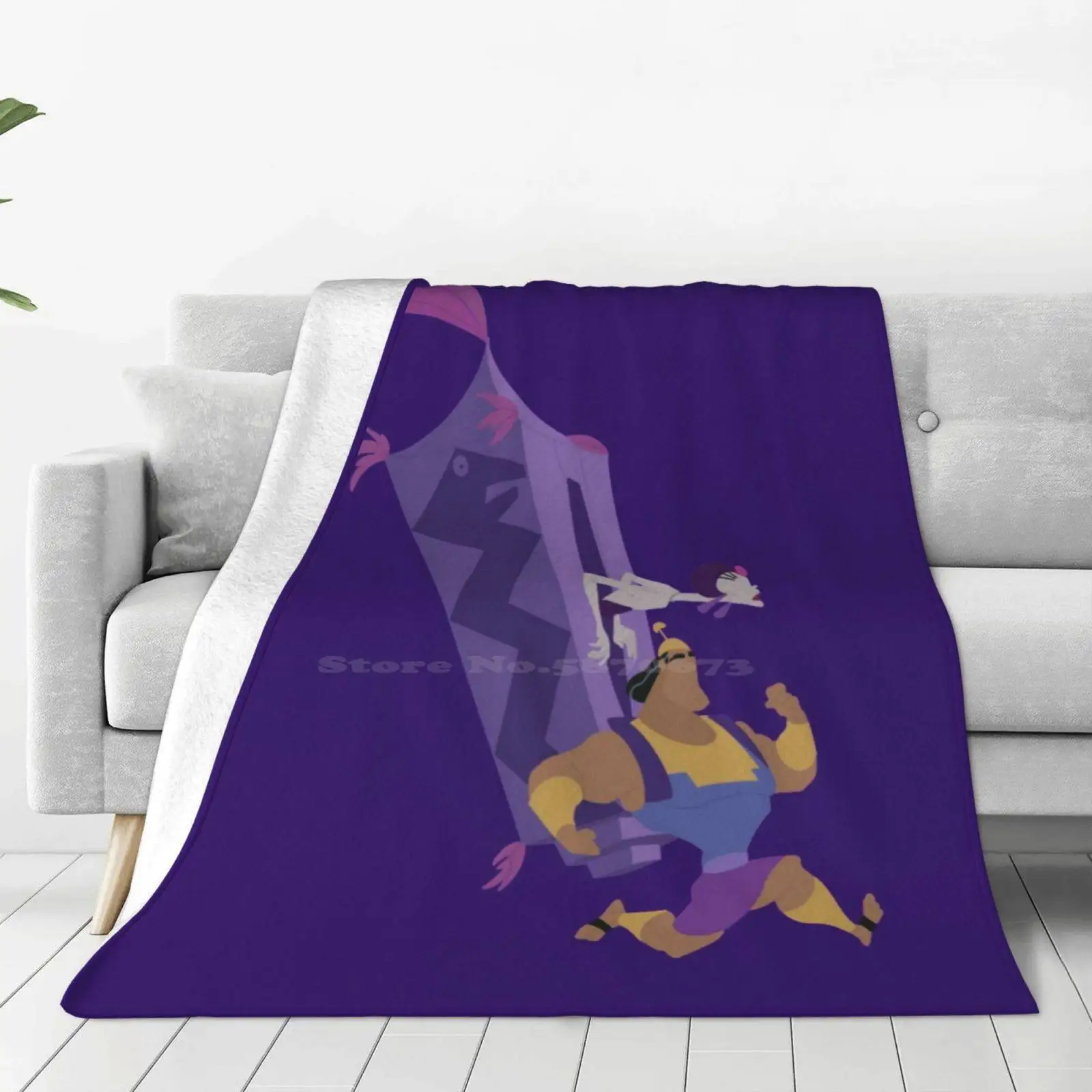 Minimalist Kronk And Yzma Super Warm Soft Blankets On Sofa/Bed/Travel Kronk Yzma Emperor Kuzco Llama Kuzcos Poison The Emperors