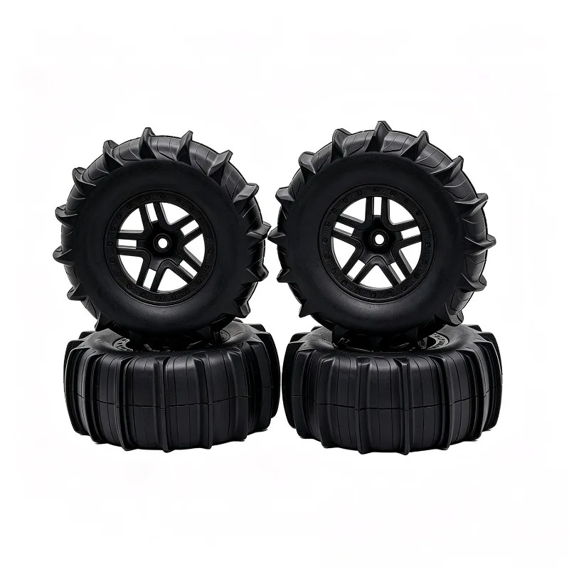 Model 1/10 RC Short Course Truck Universal Water Floating Monster Off-Road Car Tire 4 PCS for Snow Beach Sand Digging