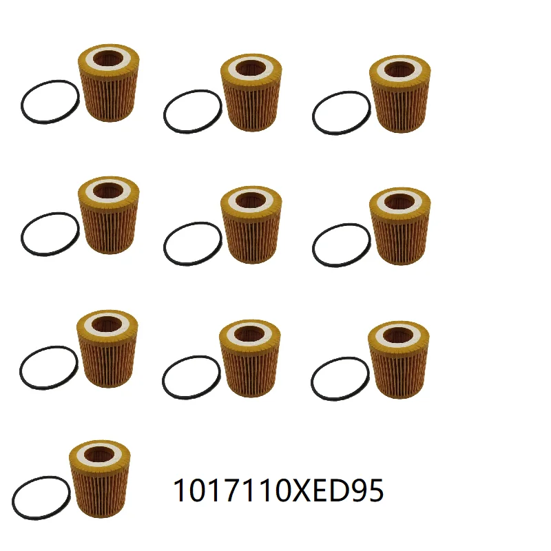 10pcs Oil Filter for HAVAL Poer GREAT WALL PAO Cannon GWM Power FENGJUN7 2.0T GW4D20M 1017110XED95