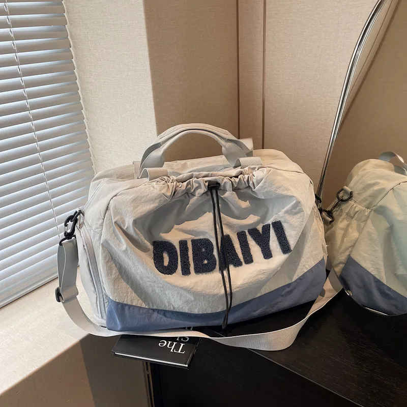 large-capacity-travel-handbag-for-clothes-short-business-trips-maternity-storage-bag-lightweight-portable-nylon-leisure-bag-f