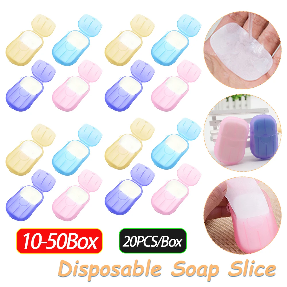 

Disposable Travel Soap Paper Sheets Skin Friendly Mini Paper Soap Sheets Portable Soap Slice for Camping Hiking