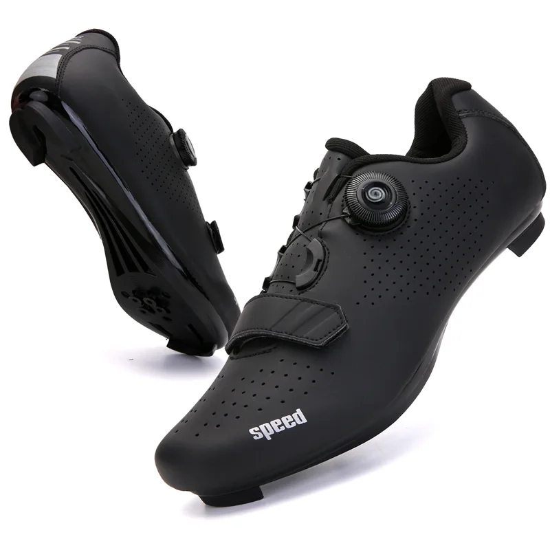 AliExpress ZYXZLB Cycling Shoes Road Bike Men Racing Self Locking Speed Bicycle Sneakers Women Spd Cleats Road Cycling Footwear