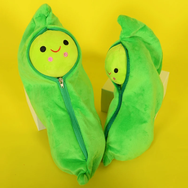 البازلاء وسادة لطيف الأطفال طفل أفخم البازلاء شغل النبات دمية لعبة الأطفال Kawaii جودة البازلاء على شكل وسادة لعبة حلية