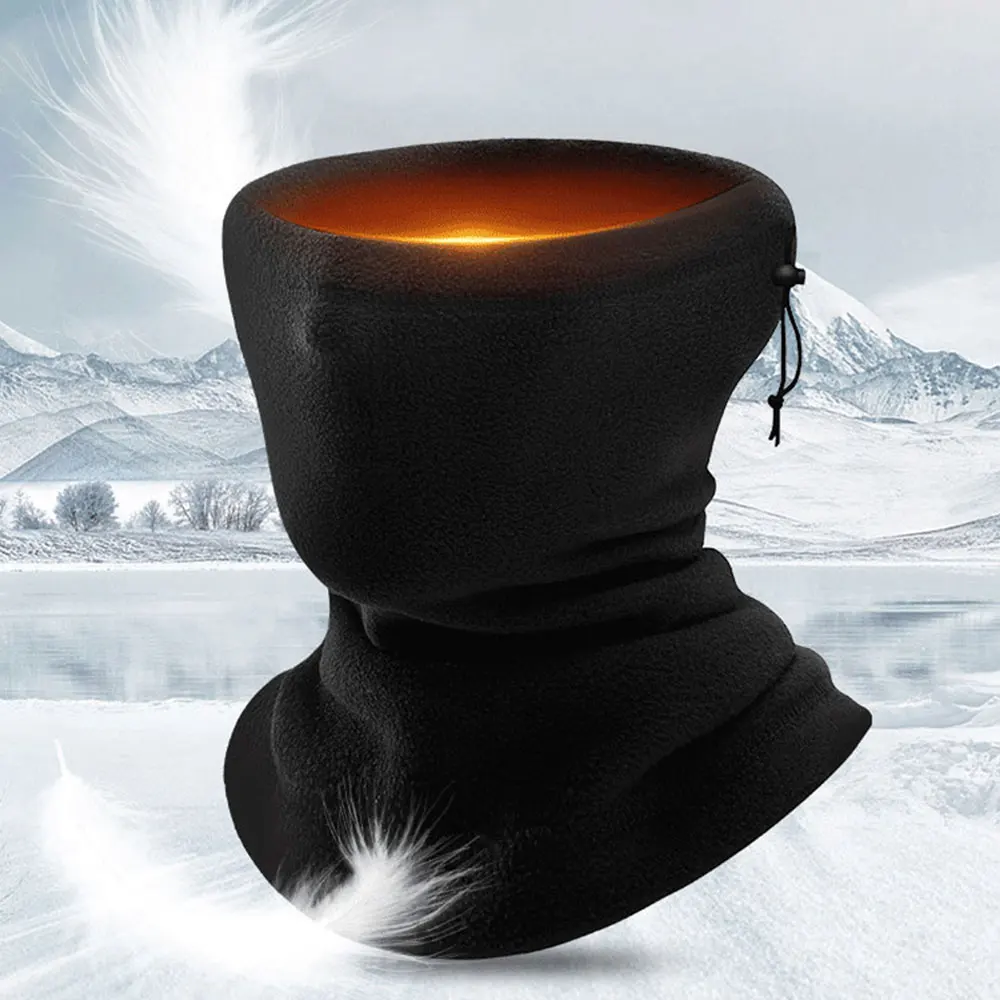 

Зимняя теплая Балаклава, мотоциклетная маска для лица, мужская и женская мотоциклетная полумаска для лица, теплый флисовый шарф на шею, байкерская ветрозащитная маска