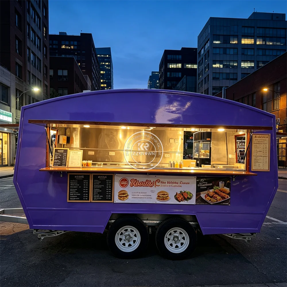 

Custom Concession Food Trailer Mobile Boba Tea Pizza Trailer Mobile Snack Truck Street Food Truck With Kitchen