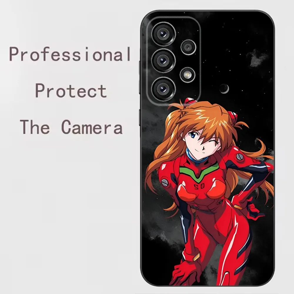 A-AsukaS Anime S-Soryu Phone Case For Samsung Galaxy A13,A21s,A22,A31,A32,A52,A53,A71,A80,A91 Soft Black Shell