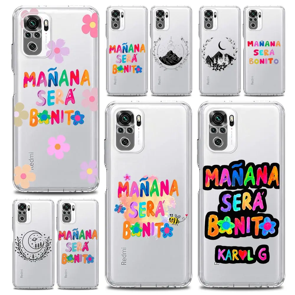 Phone Case For Xiaomi Redmi Note 13 12 5G 9S 9 8 10 11 Pro Plus 4G 9T 13C 12C 10C 9C 9A 7 Pro Clear Cover Letter Print Kangaroo