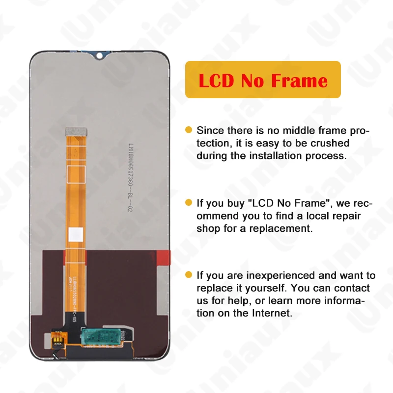 Original For OPPO Realme C25Y RMX3265 RMX3268 RMX3269 LCD Display Pantalla Touch Screen Panel Digitizer Assembly  Glass Sensor