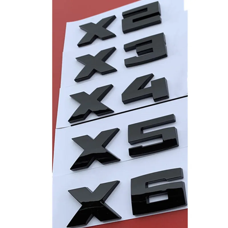 3D значок заднего багажника из АБС-пластика, эмблема, наклейка для M X1M X2M X3M E83 X5M E70 E53 F15 X6M M3 M5 X5 X6 E46 E60 F10 F30