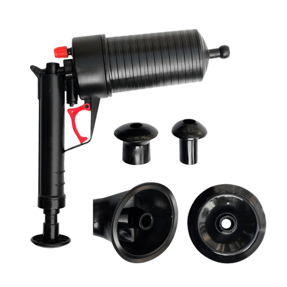 

High Pressure Air Drain Blaster Pneumatic Pipe Plungers Powerful Manual Sink Plunger Blockage Closestool Tools