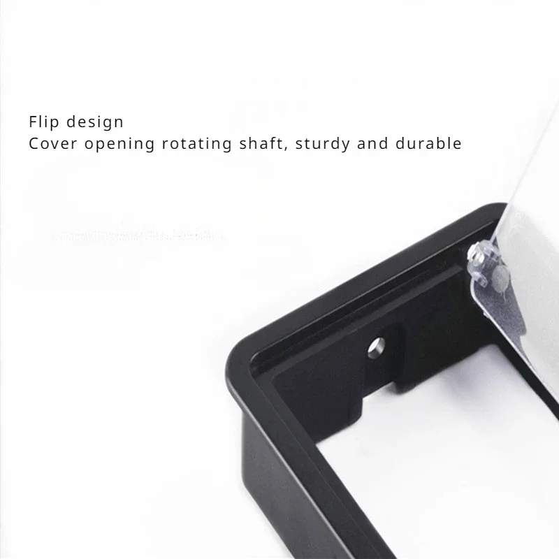 Computer Office Desk Hole Threading and Outlet Plastic Hole Cover Wiring Box Square Desktop Sub Book Box Cover Plate