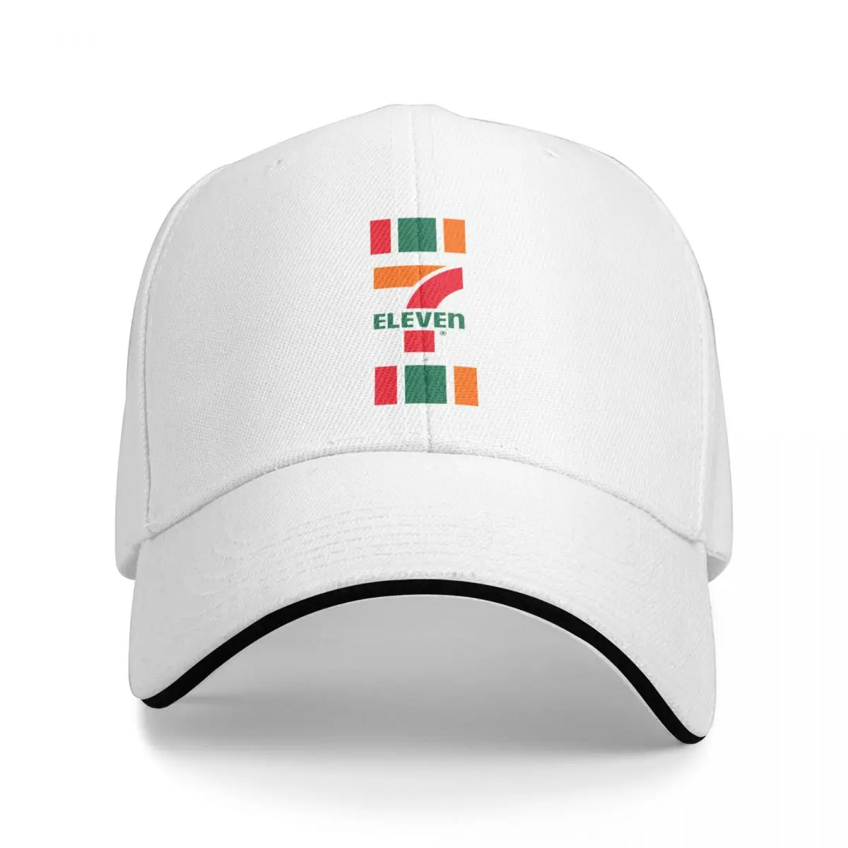 Unique Design Seven Eleven Merch Supermarket Logo Graphic Baseball Caps Peaked Cap Sun Shade Hats for Men Women