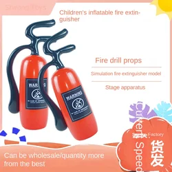 1PC Pvc Children Inflatable  Fire Drill Props Simulation  Balloon Toy