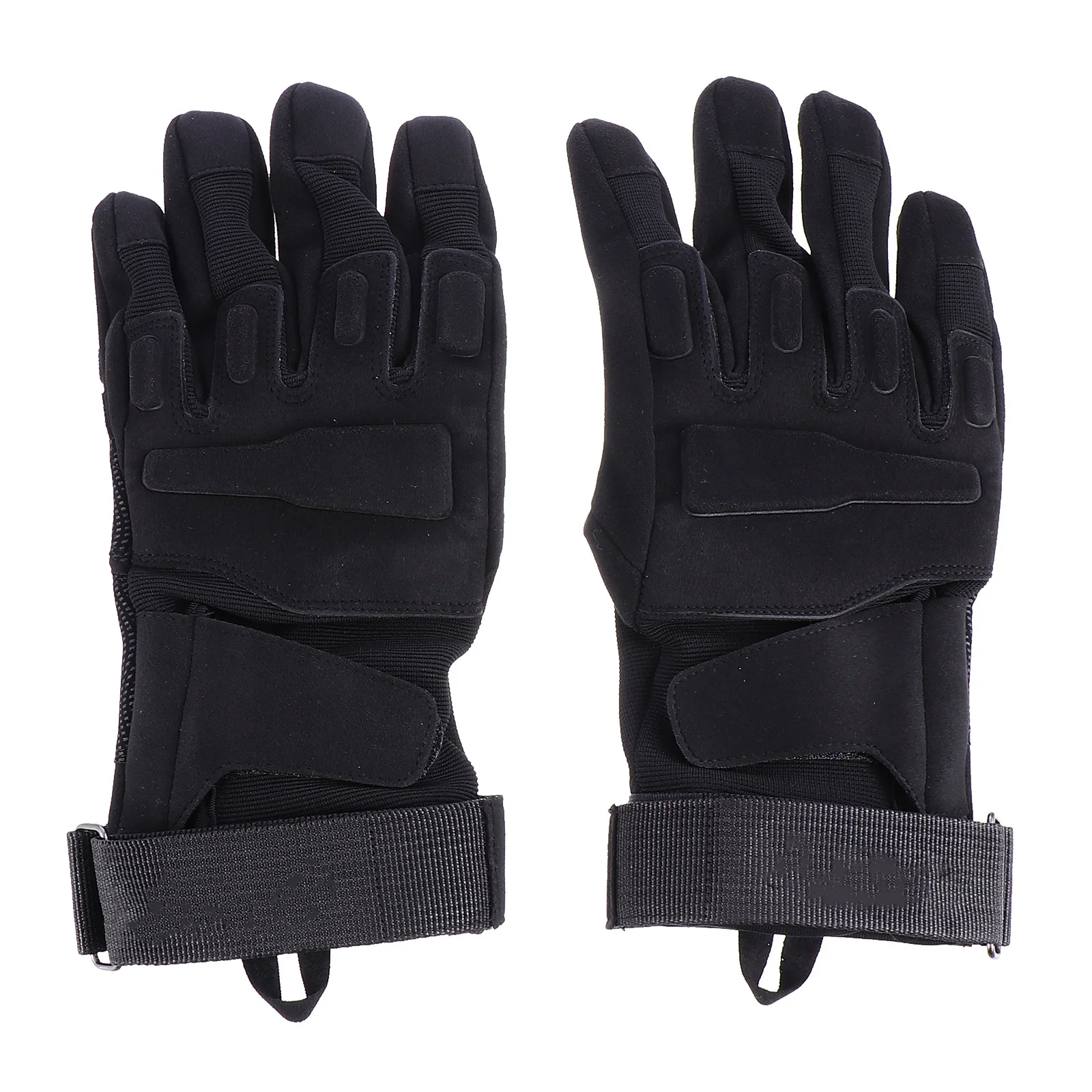 

1 Pair Full Finger Gloves Anti-Skid Windproof Motorcycle Riding Mitten Outdoor Protective Gear For Driving Jogging