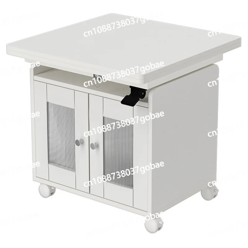 

Movable coffee table dining table dual-purpose household small apartment installation-free living room tea table chair combinati