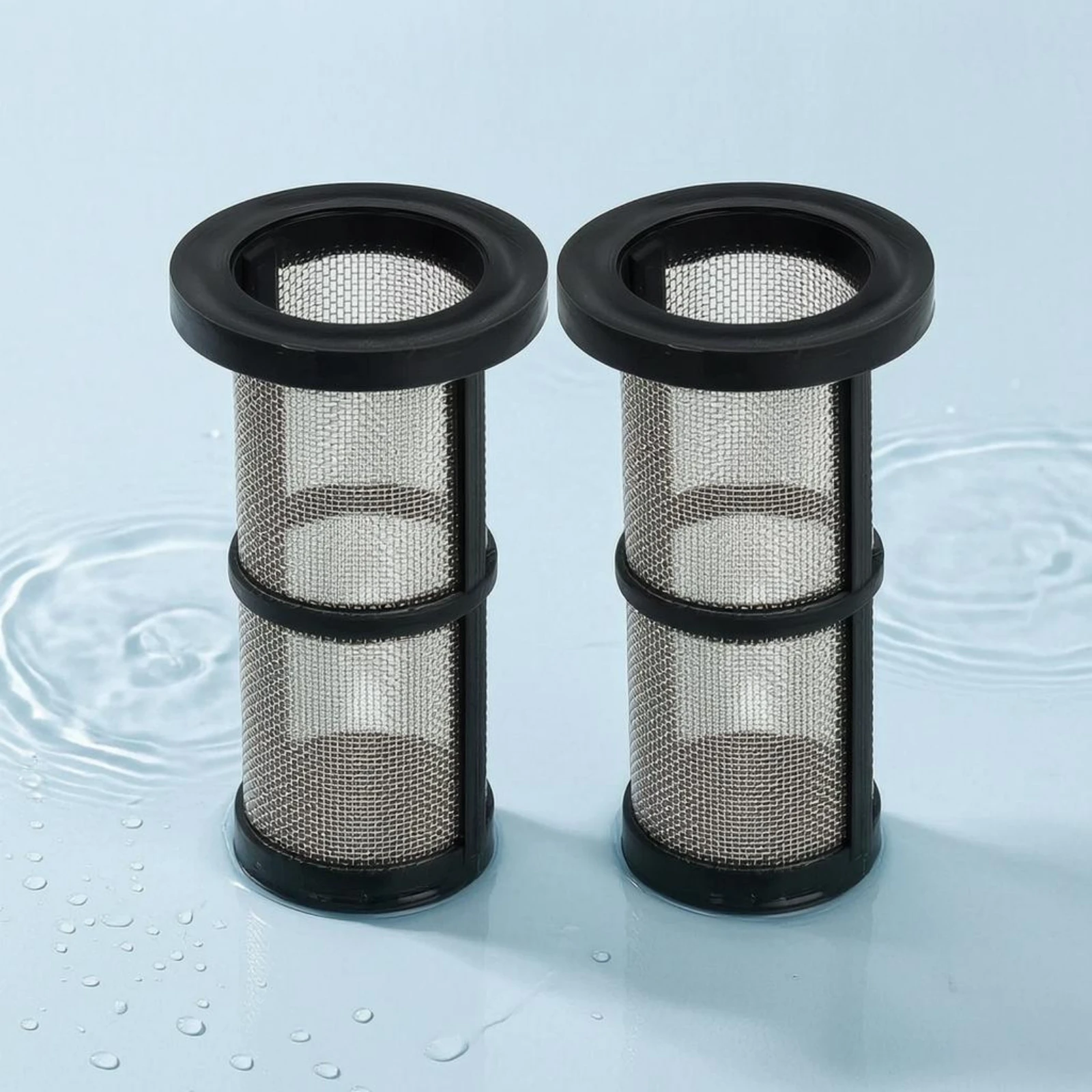 2 Pieces Replacement Filter Mesh Cartridge Compatible Cylindrical Filter Cartridge Easy Maintenance Heavy Duty