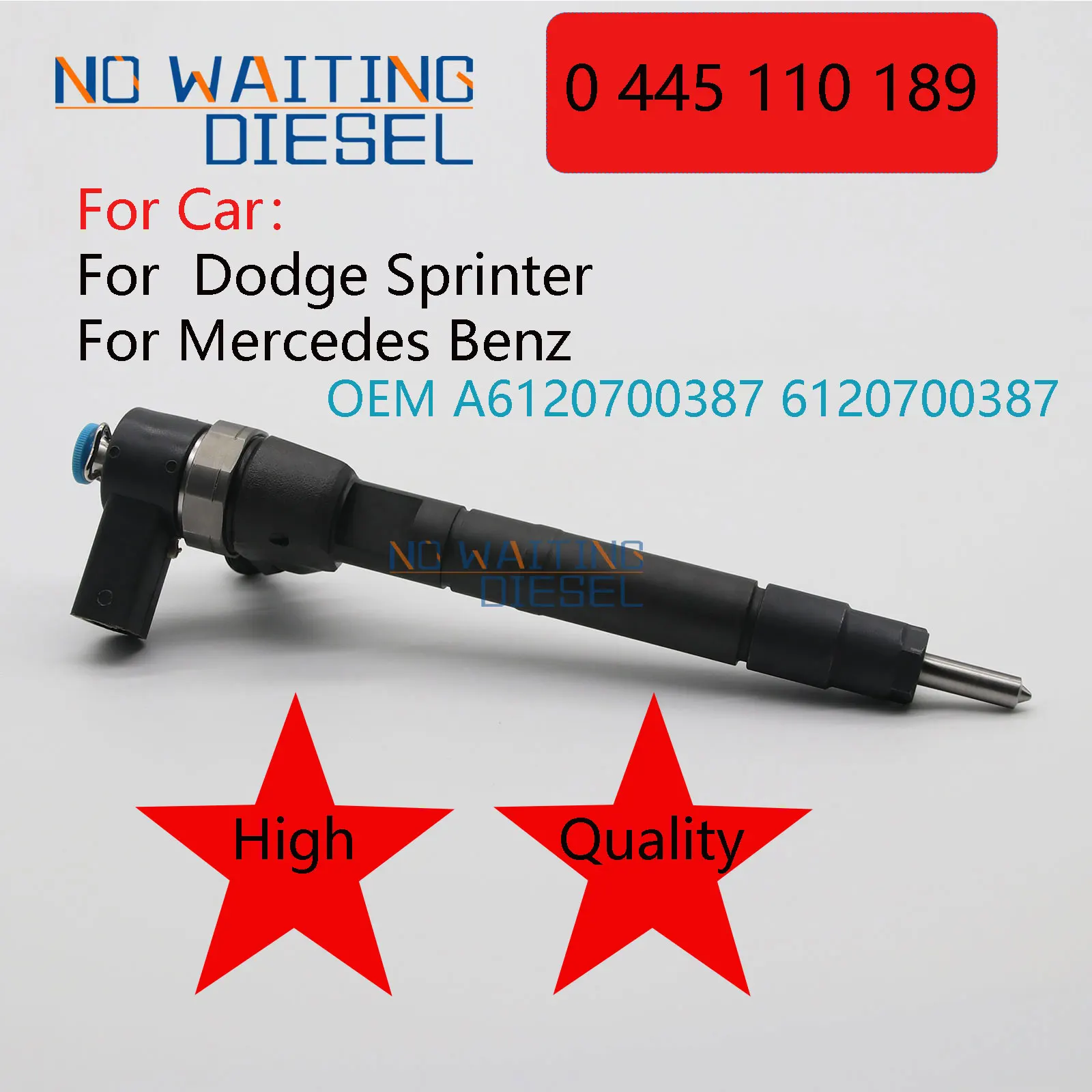 

0445110189 (0 445 110 189) Common Rail Injector A6120700387 6120700387 for Dodge Sprinter 0445110189 For Mercedes Benz