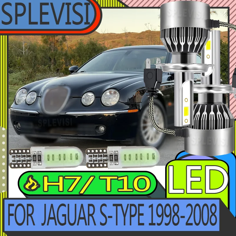 

No Delay Plug-N-Play Quality Assurance Headlight Low Beam Lights For Jaguar S-Type 1998 1999 2000 2001 2002 2003 2004 2005-2008