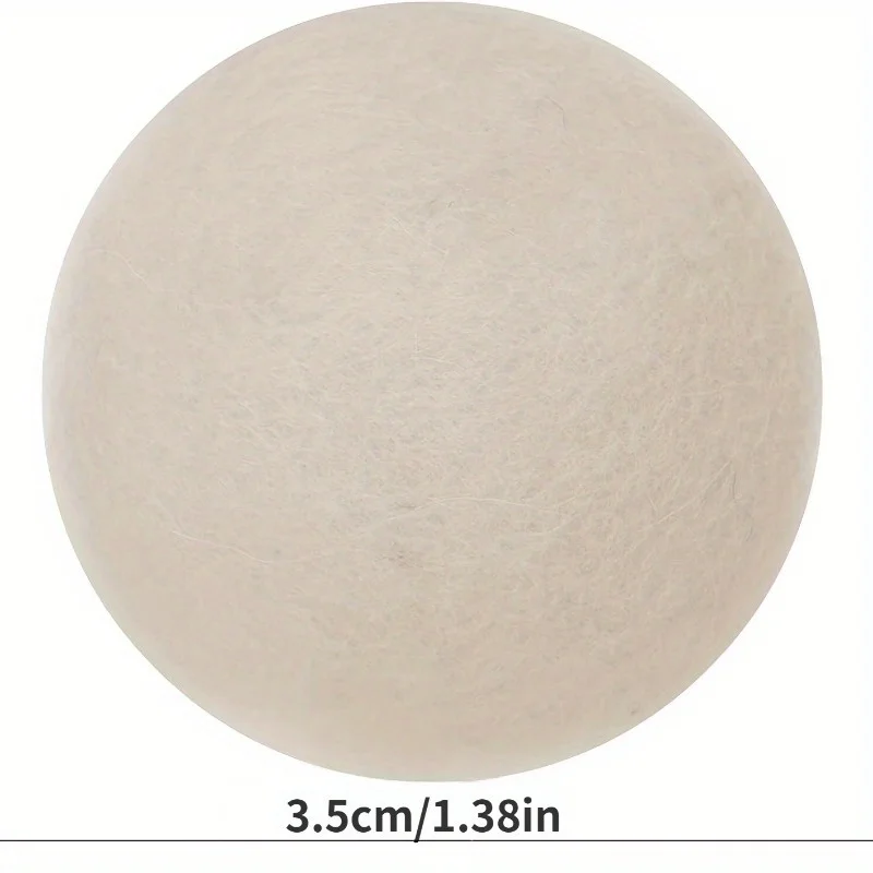 4pcs Premium Natural Wool Dryer Balls - Replace Dryer Sheets & Fabric Softener - Laundry Balls For Dryer