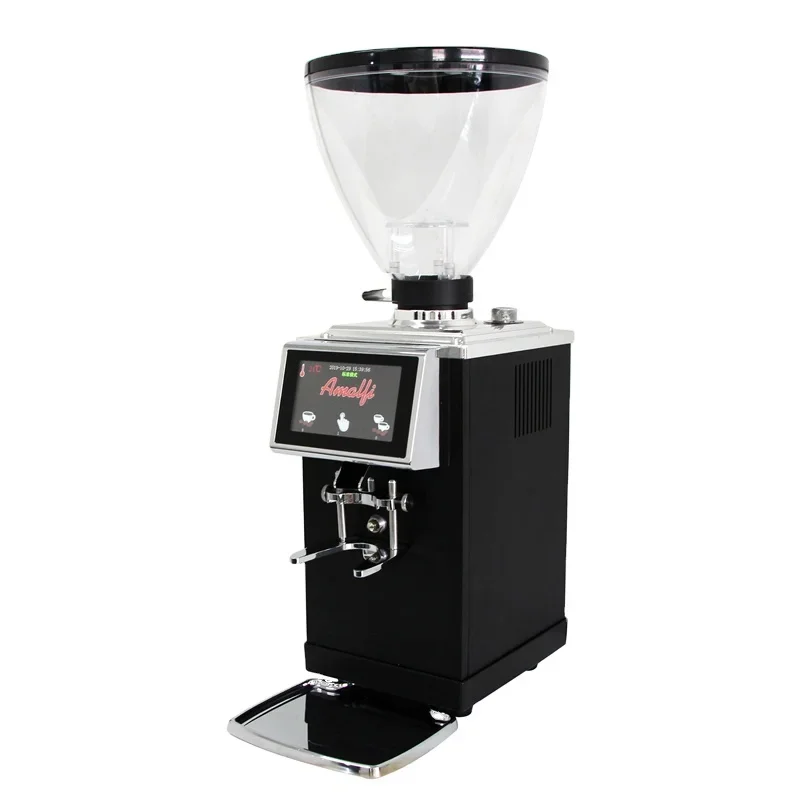 5.0 Screen Control Panel Automatic Commercial Burr Coffee Grinder Espresso with Tamper