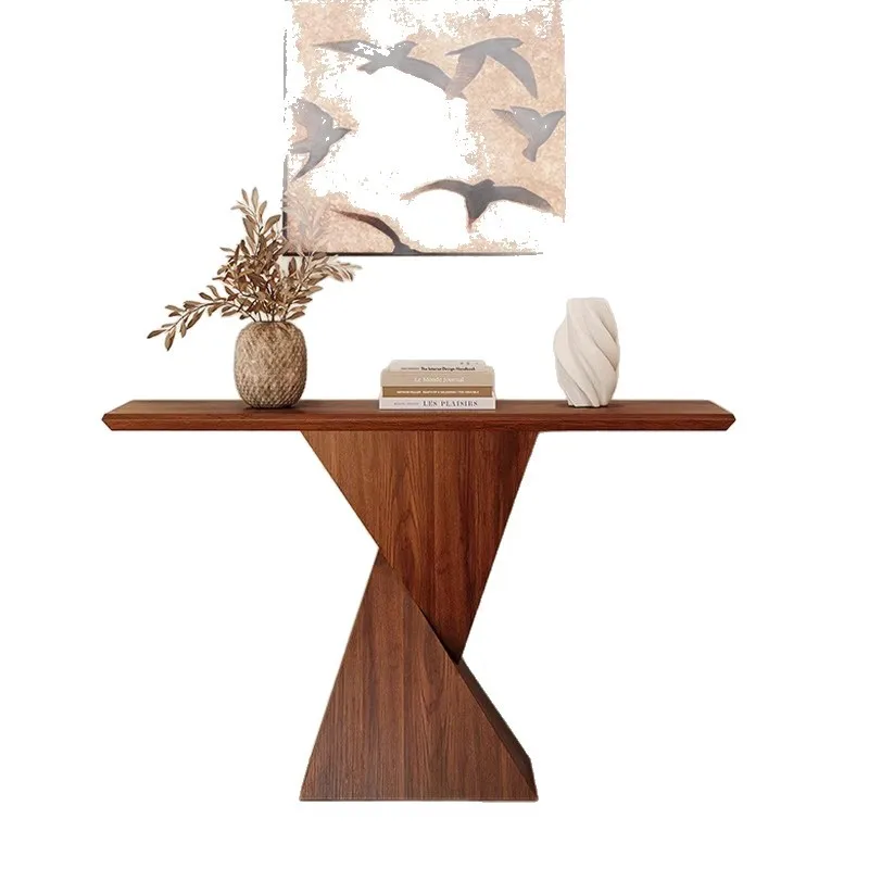 

Italian style, creativity, solid wood, entrance, table entry, decoration, wabi-sabi