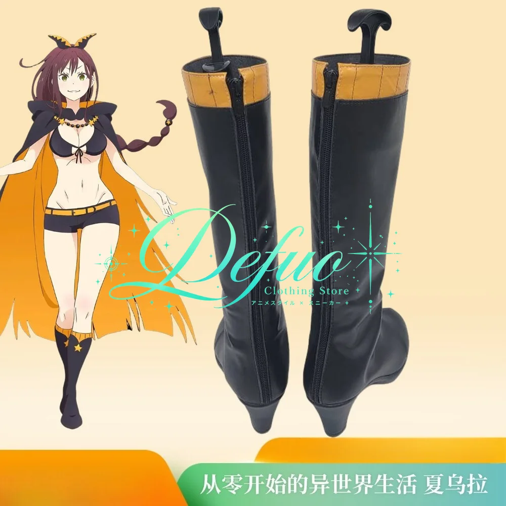 Anime Role Playing Anime Black Female High Heels Halloween Party Customization