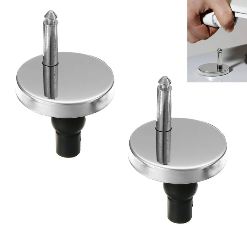 2Pcs Universal Toilet Seat Hinges Replacement Fittings Mountings Top Fix WC Bisagra Buckle Screw Toilet Accessories Repair Tools image 2