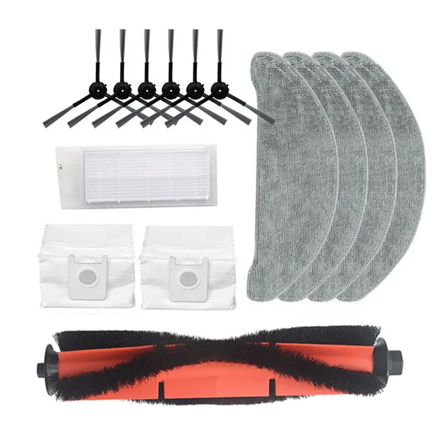 Nuovi panni per Mop sacchetti per la polvere spazzola principale spazzola laterale filtro HEPA per pezzi di ricambio per aspirapolvere ROIDMI EVE Plus