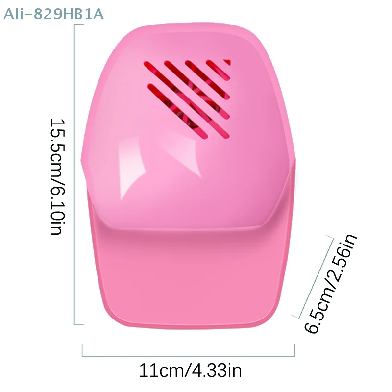 1 pz piccolo asciuga unghie con vento sensibile al tocco aria ventola per unghie asciugacapelli per entrambe le mani e i piedi essiccatore per smalto