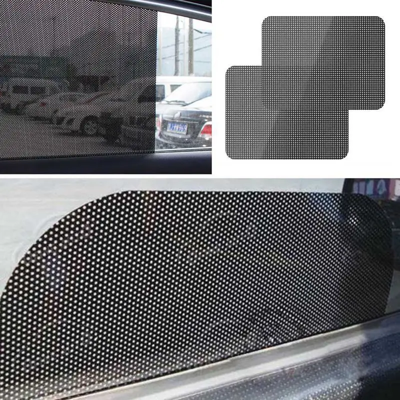 2pcs/lot 72*52cm Uv Sticker Car Sunshade Electrostatic Stickers Auto Static Film Adsorption Force Sunshade Stickers Car Styling