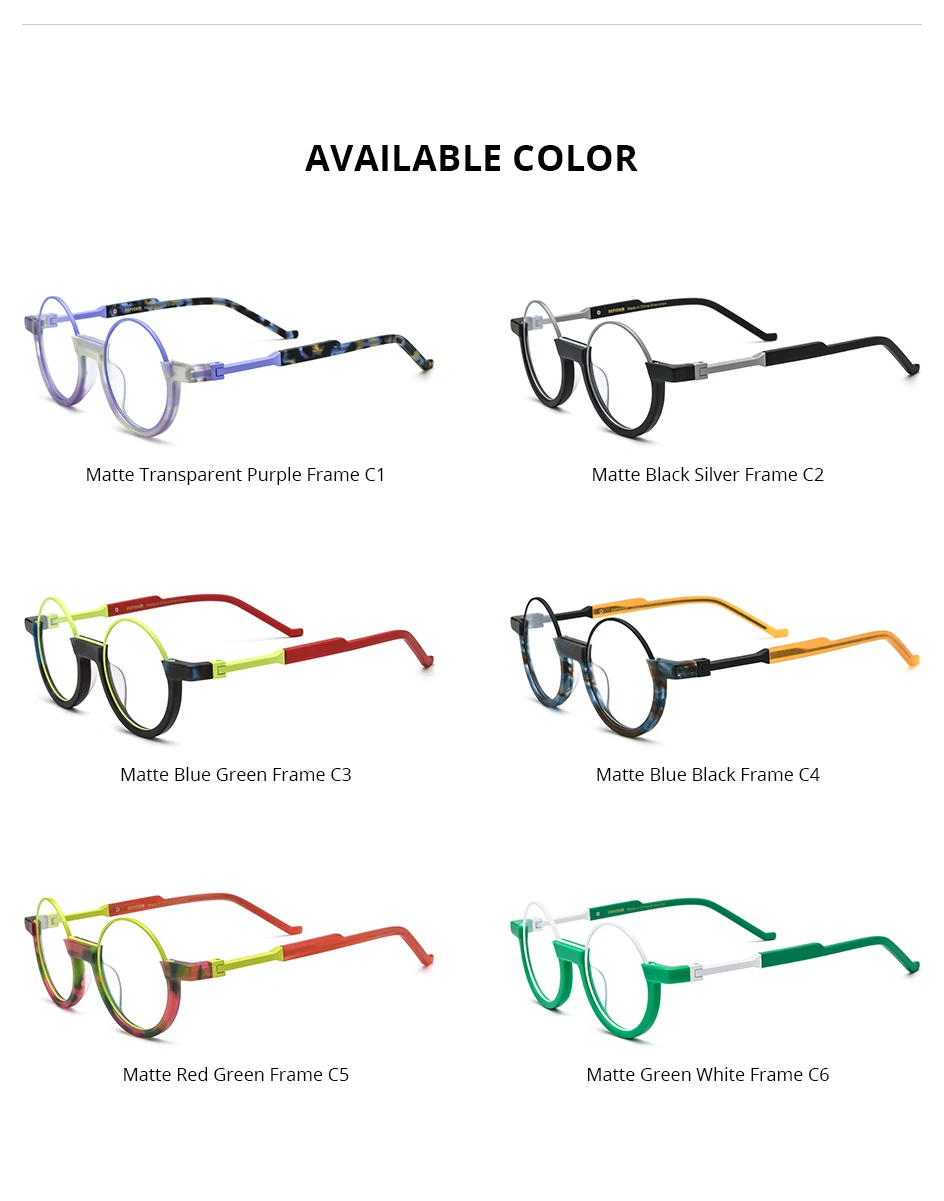HEPIDEM Acetat Brille Rahmen Frauen übergroße große runde Brille japanische handgemachte Brille dicke transparente Brille 9351 – Detail 26