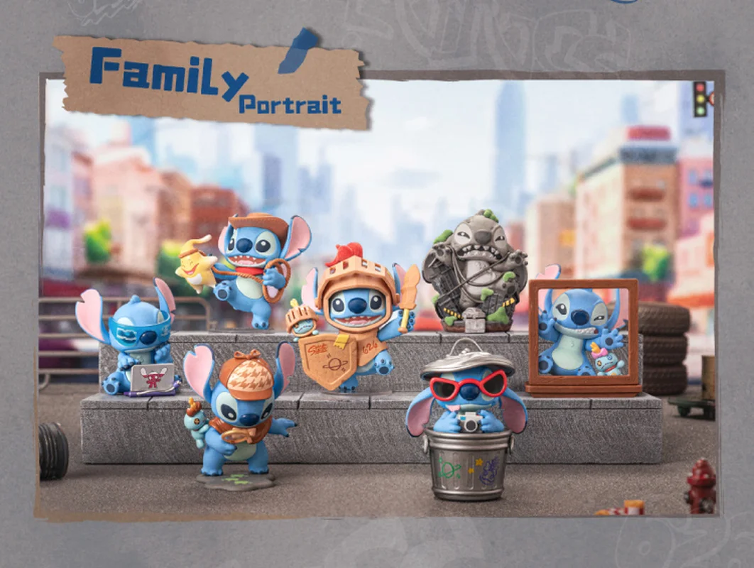 

Toptoy Stitch City Adventure Series слепая коробка ручной работы настольный орнамент Коллекционная игрушка модная слепая коробка для детей и взрослых