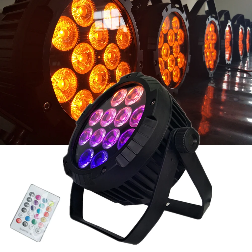 

4pcs/lot Waterproof Par 12x18W 6IN1 Wall Wash Hot Sale DMX Led Par Outdoor Stage Lighting Equipment