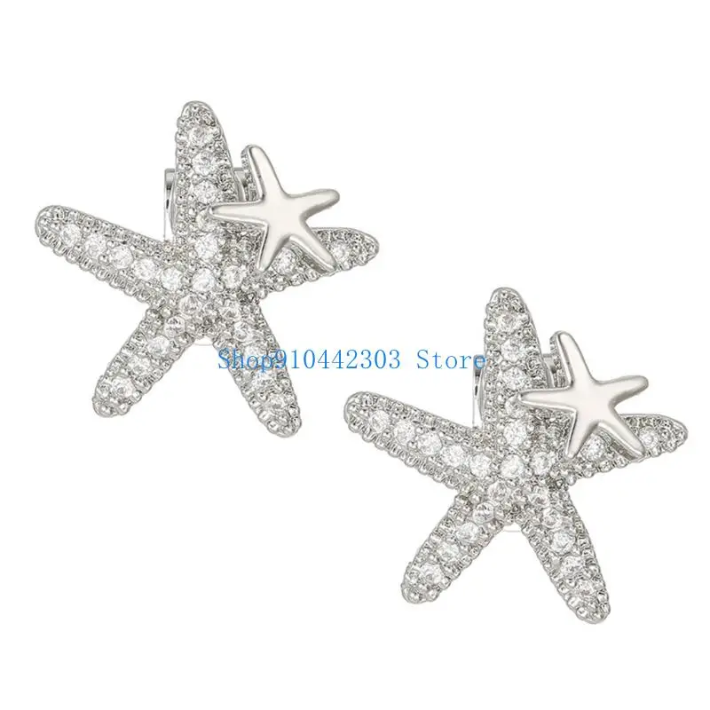 652F Elegant Imitation Crystal Ear Clip Accessories For Freeclip Open Ear Headphone Decoration Removable Jewelry Charms view 4
