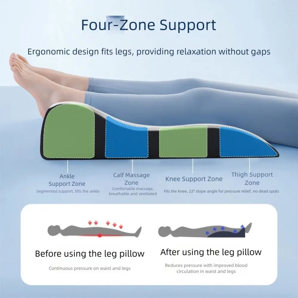 Detachable Memory Foam Leg Pillow Pressure Relief Multifunctional Venous Foot Cushion Beautiful Legs Backrest Pregnant Woman