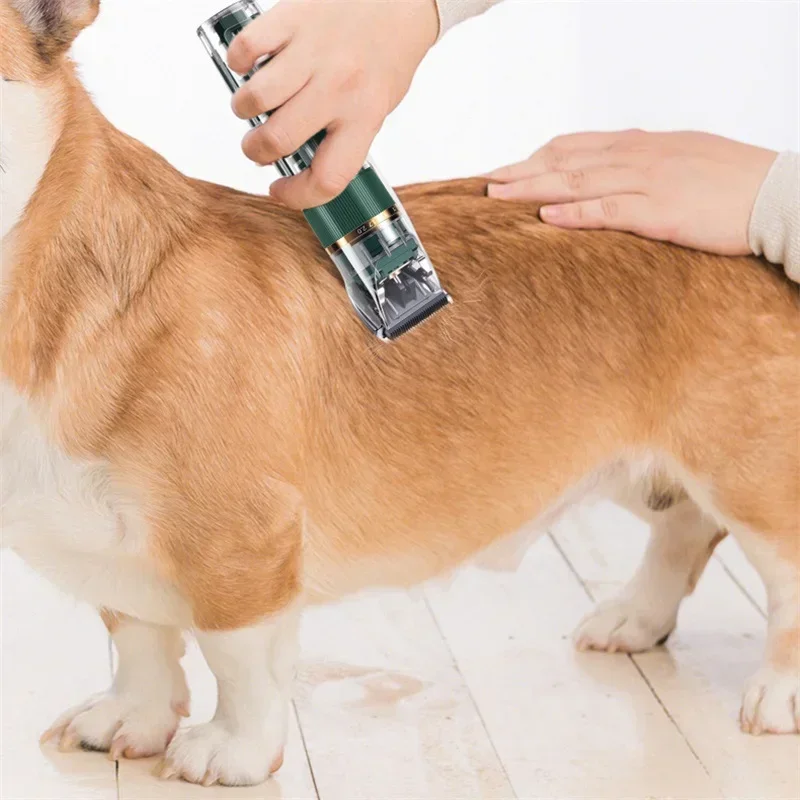 Pet Dog And Cat Electric Hair Clipper Beauty Clipper Shaver Full Set Of IPX7 Waterproof Multifunctional Pet Cleaning Supplies