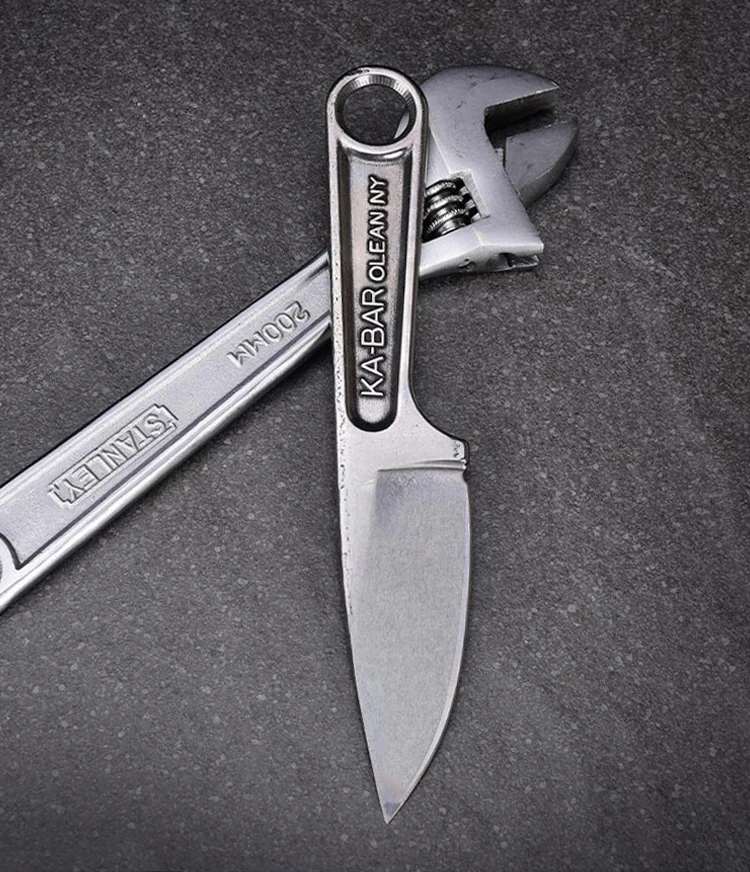 KB 1119 coltello dritto piccolo in acciaio integrato coltello a lama fissa strumento di sopravvivenza kb1119 lama chiave nostalgica