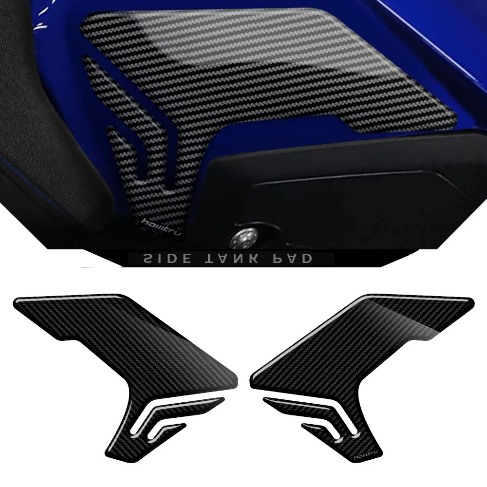 

Motorcycle Carbon Side Tank Pad Protection Knee Grip for Yamaha MT-07 MT07 2018-2020
