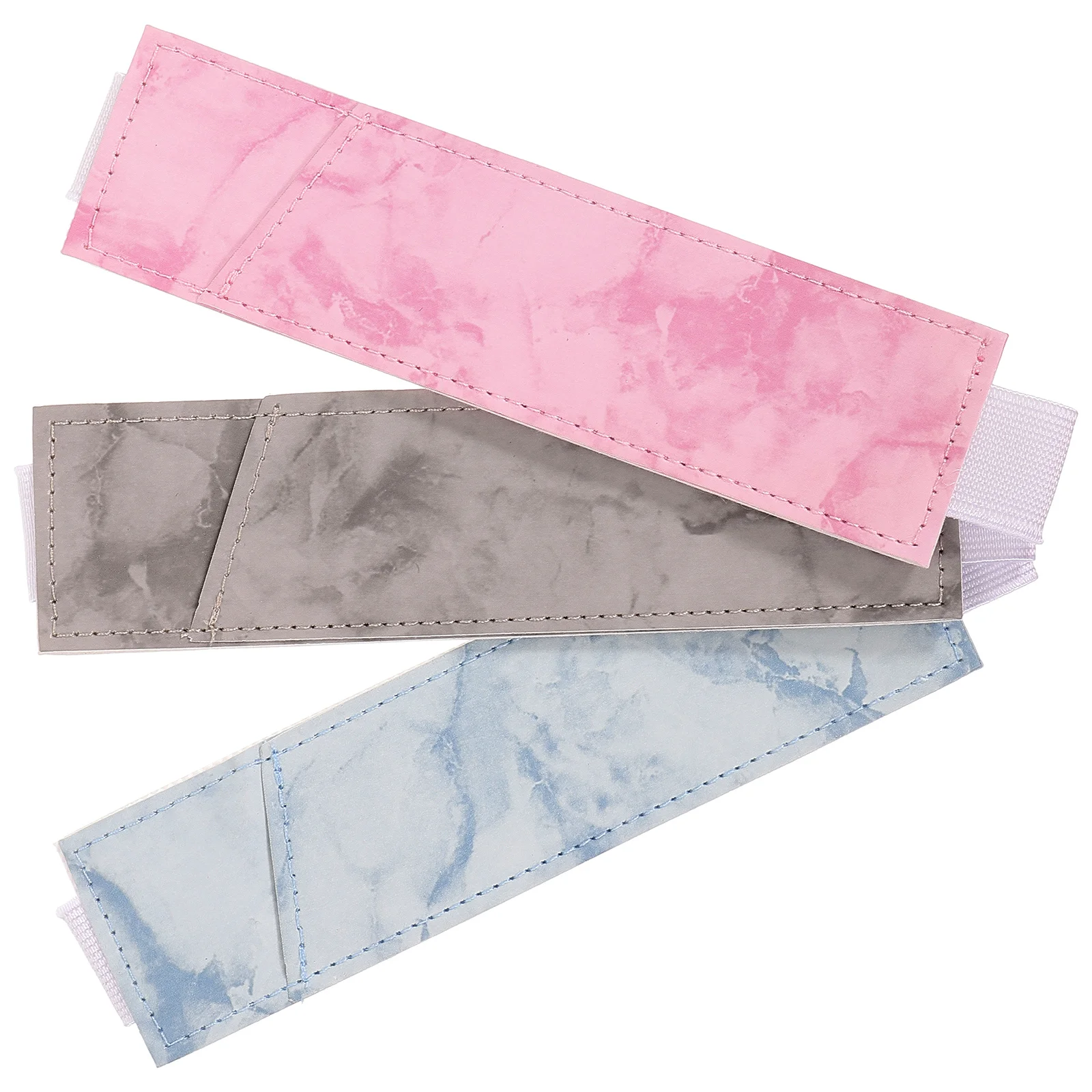 3pcs Pen Holder Sleeve With Elastic Band For Notebook Journal Tablet Durable Pen Pouch Storage Bag Office School Travel