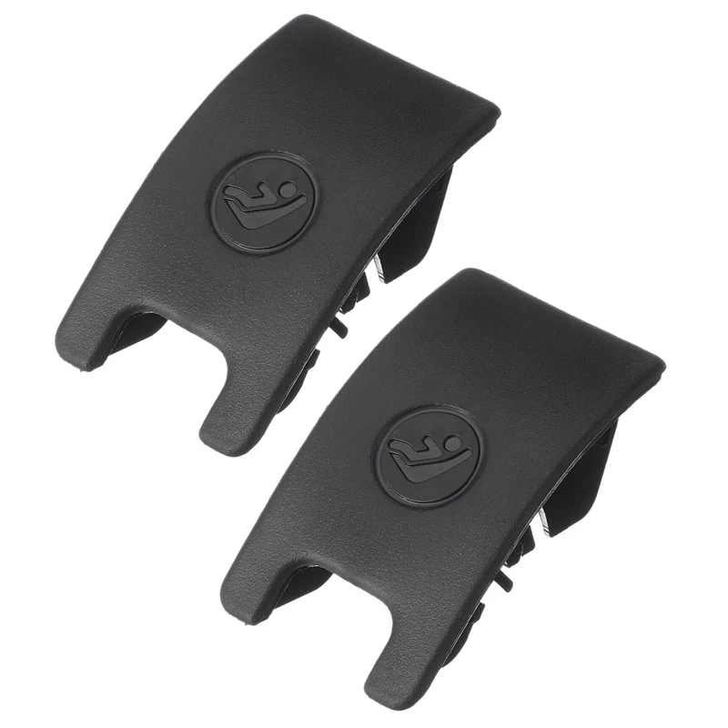 2PCS Car Rear Child Seat Anchor Isofix Slot Trim Cover Button For  A4 B8 A5 8T0887187 Isofix Regulator Cover Black