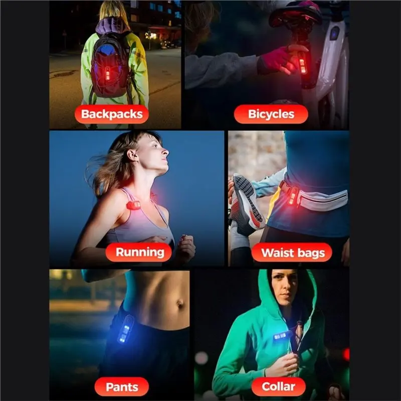 Rechargeable Personal Safety Light With Strobe Function, Running Light For Kids For Travel-[Toolmr A83]