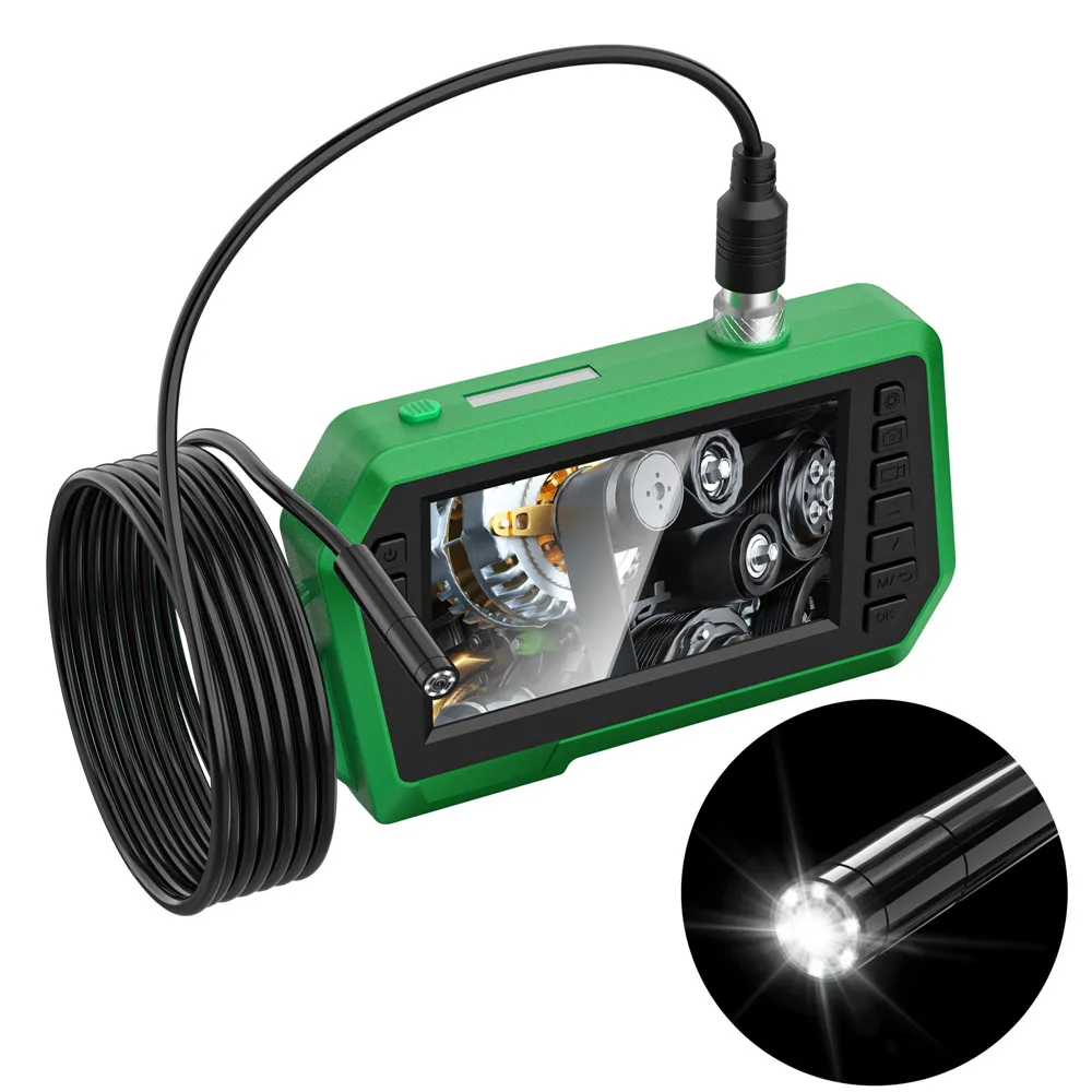 2M/5M/10M 4.3 ''IPS Scherm Industriële Endoscoop Camera HD1080P Pijp Riool Inspectie Borescope IP68 Waterdichte LED 2600mAh