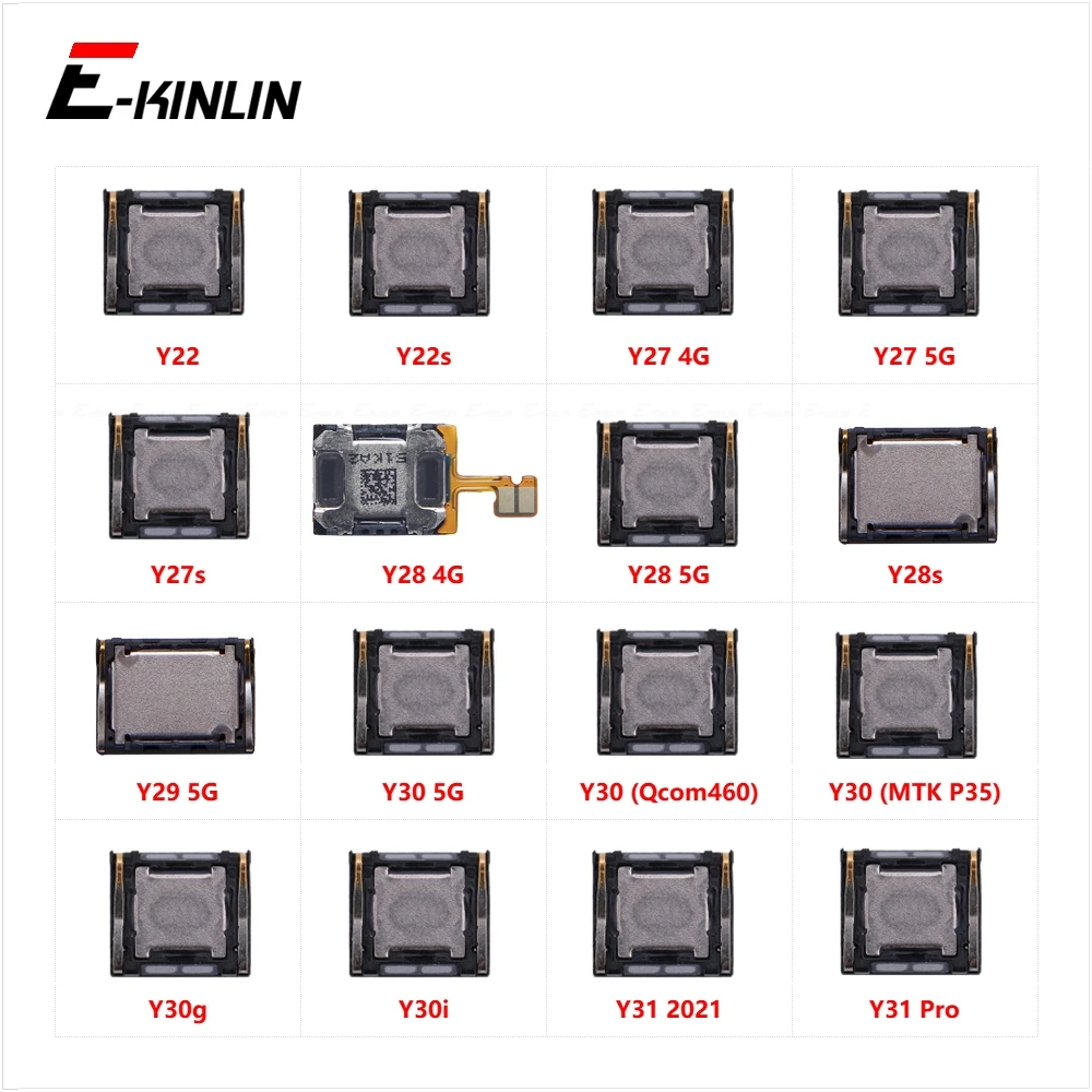 Top Front Earpiece Ear piece Sound Receiver Speaker For Vivo Y22 Y22s Y27 Y27s Y28 Y28s Y29 Y30 Y30g Y30i Y31 Pro Repair Parts