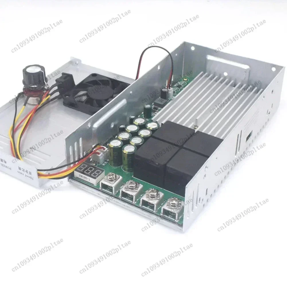 Regulador Industrial de alta potencia de 200A, reductor de Motor de CC hacia adelante y hacia atrás, 12-48V, regulador Qudai 200A-S2, reductor de Motor de CC