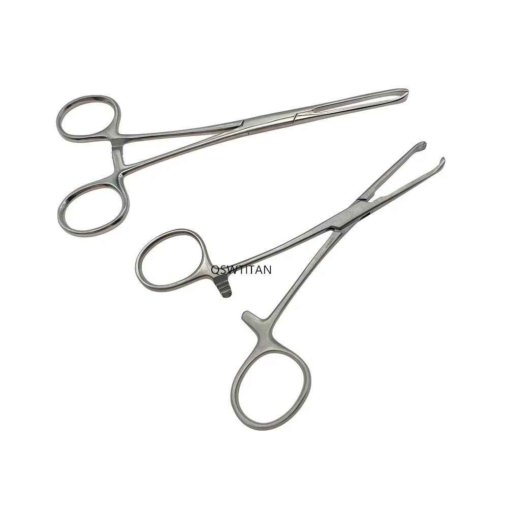 Stainless steel Tissue forceps cervical clamping tool  mouse tooth Pliers for soft tissue Alice forceps Surgical Instruments