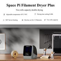 Creality Space Pi Filament Dryer Plus 2 Spools 3D Printer 2 Rolls Adjust Temperature 45℃-70℃ 360° Circulat Hot-air Heating 0-48h