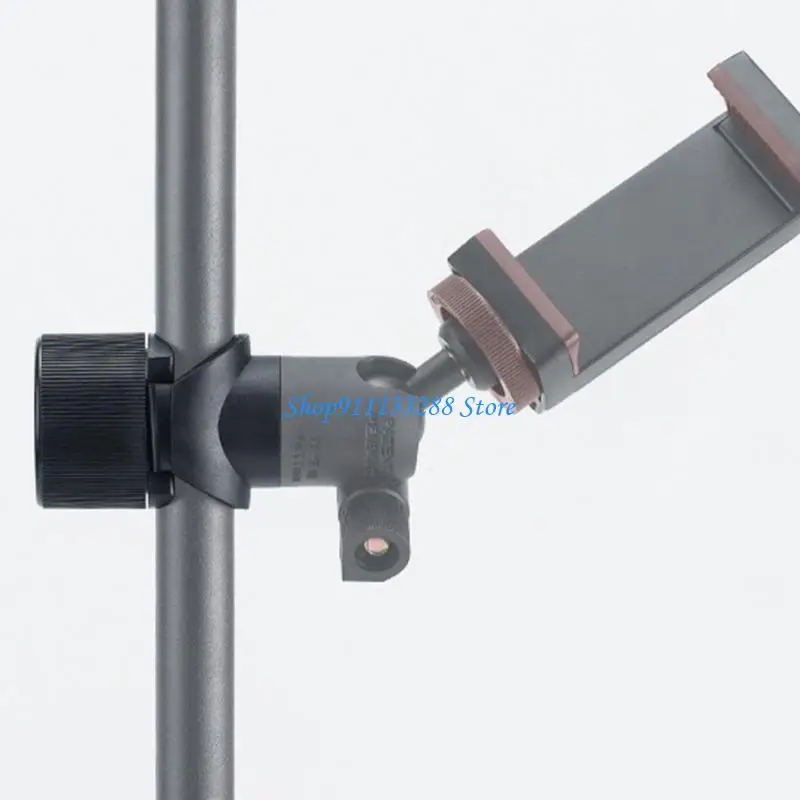 G88D Long Arm Light Stand Adapter Professional Photoshoots Accessory with Double Hole/Single Hole Position Adjustable Size